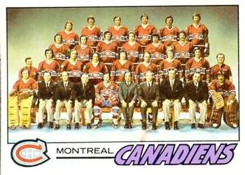 Canadiens Team/ (checklist back)