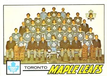 Maple Leafs Team/ (checklist back)