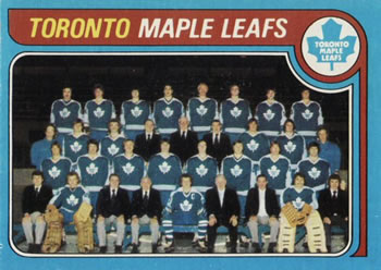 Maple Leafs Team/ (checklist back)