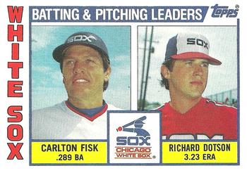 White Sox TL - Carlton Fisk / Richard Dotson