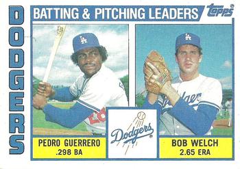 Dodgers TL - Pedro Guerrero / Bob Welch