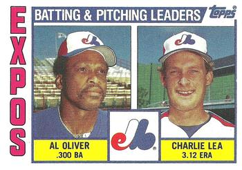 Montreal Expos TL - Al Oliver / Charlie Lea