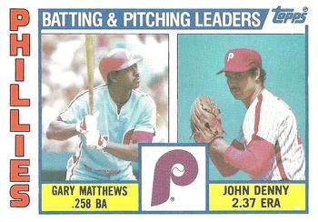 Phillies TL - Gary Matthews / John Denny