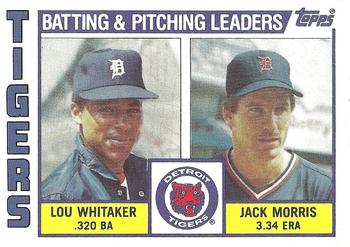 Detroit Tigers TL - Jack Morris / Lou Whitaker