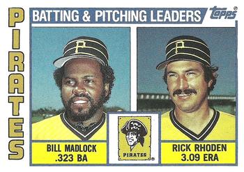 Pittsburgh Pirates TL - Bill Madlock / Rick Rhoden