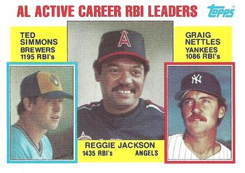 Reggie Jackson / Graig Nettles / Ted Simmons
