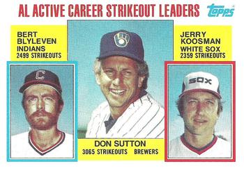 Don Sutton / Bert Blyleven / Jerry Koosman