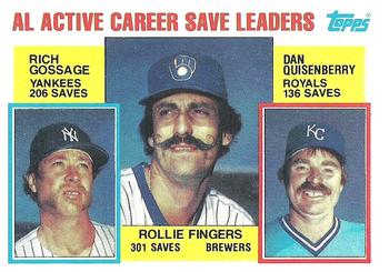 Rollie Fingers / Rich Gossage / Dan Quisenberry