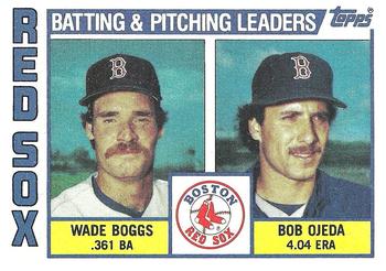 Boston Red Sox TL - Wade Boggs / Bob Ojeda