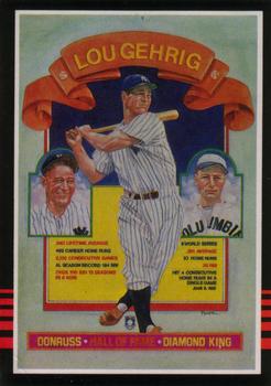 Lou Gehrig Puzzle Card