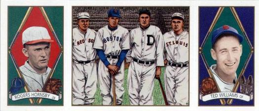 Rogers Hornsby/ Ted Williams/ Tris Speaker/ Ty Cobb