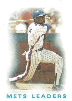 Mets Leaders - Mookie Wilson