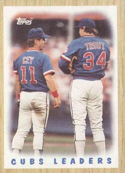 Cubs Team - Steve Trout / Ron Cey