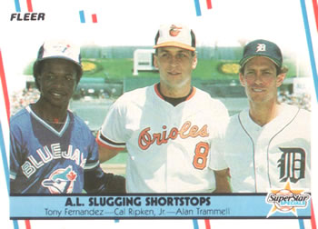 Cal Ripken/Alan Trammell/Tony Fernandez