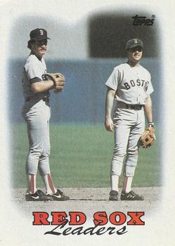 Red Sox Team - Wade Boggs/Spike Owen