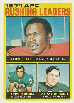 AFC Rushing Leaders - Larry Csonka / Floyd Little / Marv Hubbard