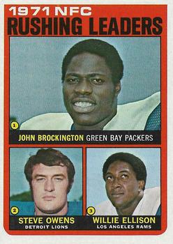 NFC Rushing Leaders - John Brockington / Steve Owens / Willie Ellison