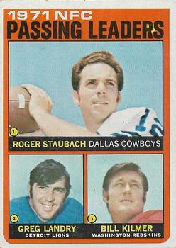 NFC Passing Leaders - Roger Staubach / Greg Landry / Bill Kilmer