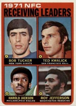 NFC Receiving Leaders - Bob Tucker / Ted Kwalick / Harold Jackson / Roy Jefferson