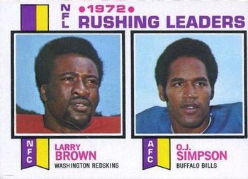 Rushing Leaders - O.J. Simpson / Larry Brown