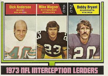Interception Leaders - Dick Anderson / Mike Wagner / Bobby Bryant