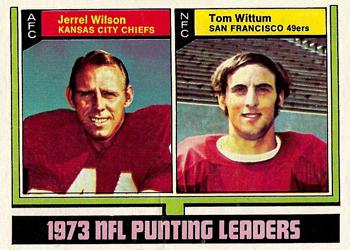 Punting Leaders - Jerrel Wilson / Tom Wittum