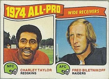 All Pro Wide Receivers - Fred Biletnikoff / Charley Taylor