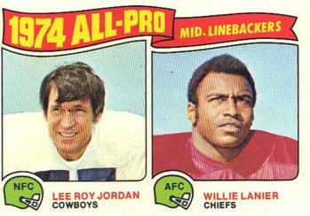 All Pro Linebackers - Willie Lanier / Lee Roy Jordan