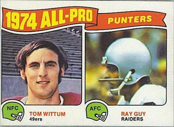 All Pro Punters - Tom Wittum / Ray Guy