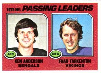 Passing Leaders - Fran Tarkenton/ Ken Anderson