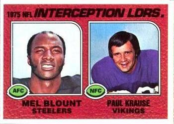 Interception Leaders - Mel Blount / Paul Krause