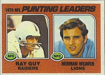 Punting Leaders - Ray Guy / Herman Weaver