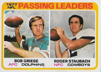 Passing Leaders - Roger Staubach / Bob Griese