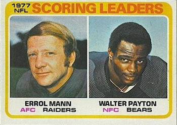 Scoring Leaders - Walter Payton / Errol Mann