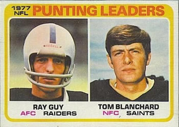 Punting Leaders - Ray Guy / Tom Blanchard