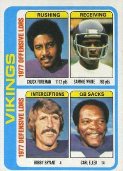 Minnesota Vikings TL - Chuck Foreman / Sammie White / Carl Eller / Bobby Bryant
