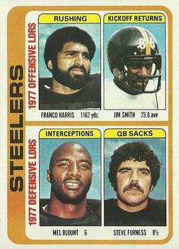 Pittsburgh Steelers TL - Franco Harris / Jim Smith / Mel Blount / Steve Furness