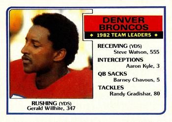 Denver Broncos TL - Gerald Willhite
