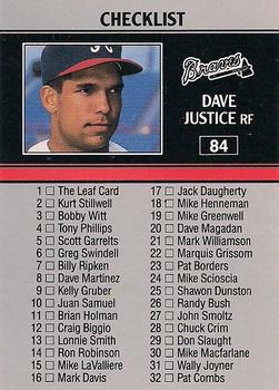 David Justice CL