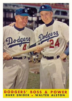Dodgers' Boss & Power - Duke Snider / Walt Alston