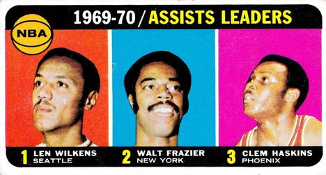 Assists Leaders - Lenny Wilkens / Walt Frazier / Clem Haskins