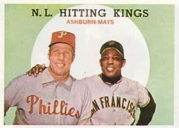 NL Hitting Kings - Richie Ashburn / Willie Mays