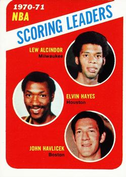 NBA Scoring Leaders - Lew Alcindor / John Havlicek / Elvin Hayes