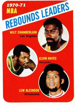 NBA Rebounds Leaders - Wilt Chamberlain / Lew Alcindor / Elvin Hayes
