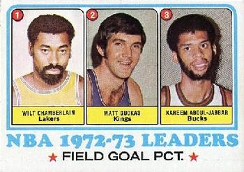 NBA Field Goal Leaders - Wilt Chamberlain / Kareem Abdul-Jabbar / Matt Guokas