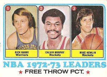 NBA Free Throw Leaders - Rick Barry / Calvin Murphy / Mike Newlin
