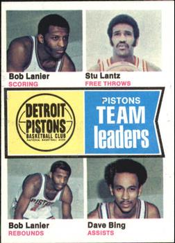 Detroit Pistons TL - Dave Bing / Stu Lantz / Bob Lanier