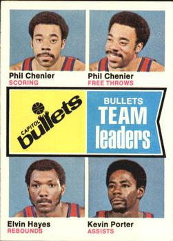 Washington Bullets TL - Elvin Hayes / Kevin Porter / Phil Chenier