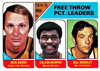 Free Throw Leaders -  Rick Barry / Calvin Murphy / Bill Bradley LL