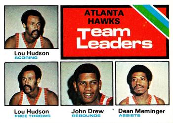 Atlanta Hawks TL - Lou Hudson / John Drew / Dean Meminger
